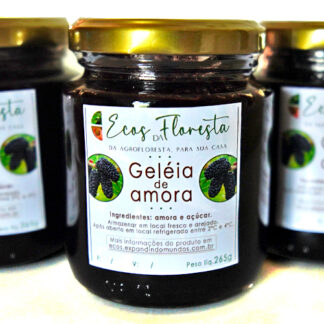 Geleia de amora baixo açúcar